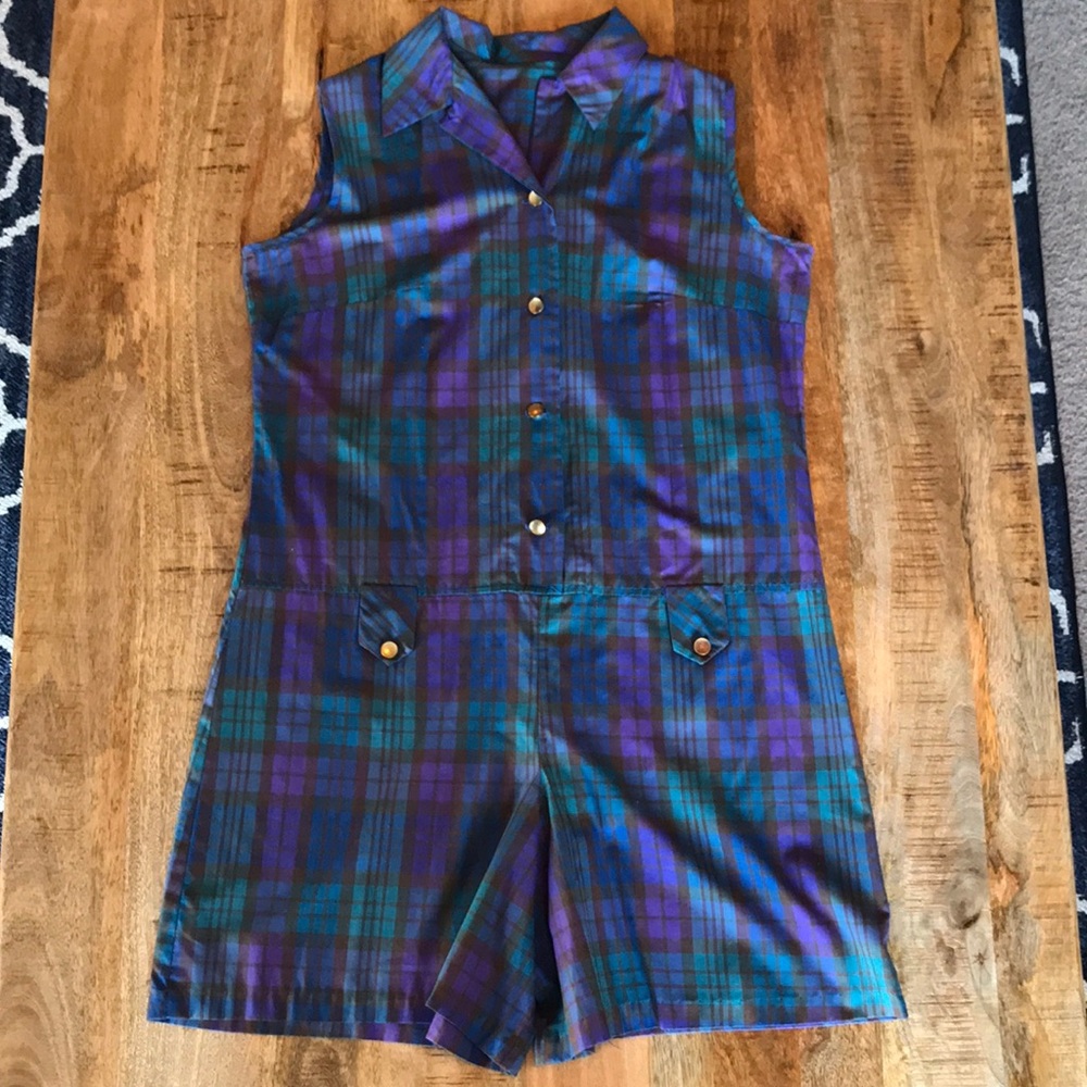 Vintage plaid jumper